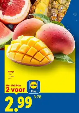 Lidl Mango aanbieding