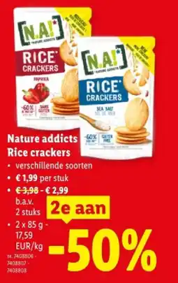 Lidl Rice crackers aanbieding