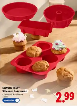Lidl Siliconen bakvormen aanbieding