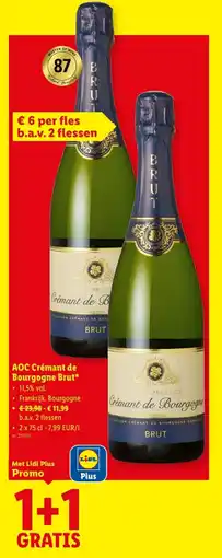 Lidl AOC Crémant de Bourgogne Brut aanbieding