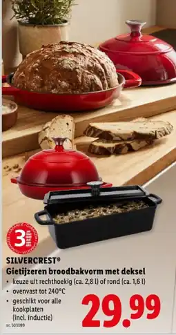 Lidl Gietijzeren broodbakvorm met deksel aanbieding