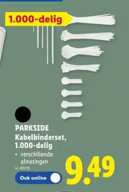 Lidl Kabelbinderset, 1.000-delig aanbieding