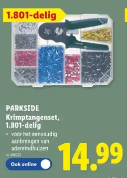 Lidl Krimptangenset, 1.801-delig aanbieding