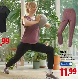Lidl 2. High-waist joggingbroek aanbieding