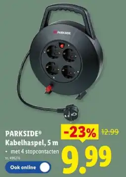 Lidl Kabelhaspel, 5 m aanbieding