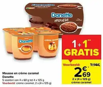 Carrefour Crème caramel aanbieding