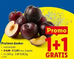 Lidl Pruimen donker aanbieding