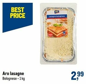 Makro Aro lasagne aanbieding