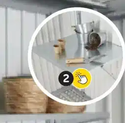 Brico Biohort vouwtafel zilvergrijs staal aanbieding