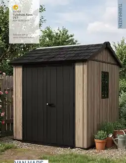 Brico Keter tuinhuis apex 757 aanbieding