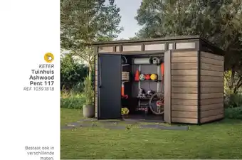 Keter tuinhuis ashwood pent 117