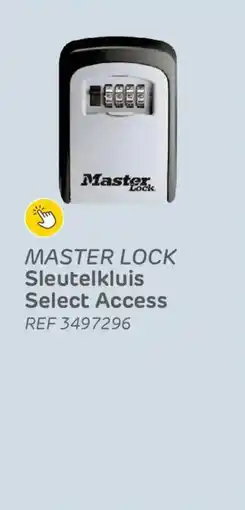 Brico Master lock sleutelkluis select access aanbieding