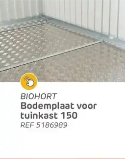 Brico Biohort bodemplaat voor tuinkast 150 aanbieding