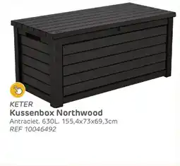 Brico Keter kussenbox northwood aanbieding