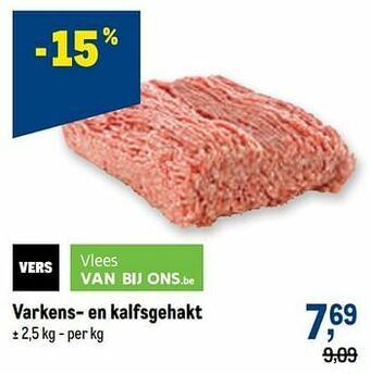 Varkens- en kalfsgehakt