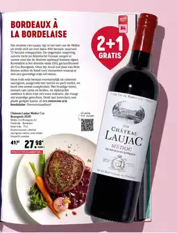 Delhaize Château laujac médoc cru bourgeois 2020 aanbieding