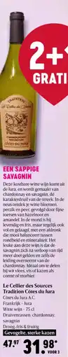 Delhaize Le Cellier des Sources Tradition Côtes du Jura aanbieding
