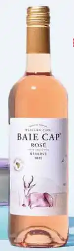 Delhaize Baie Cap Reserve Rosé 2025 aanbieding