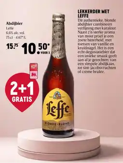 Delhaize Abdijbier leffe aanbieding