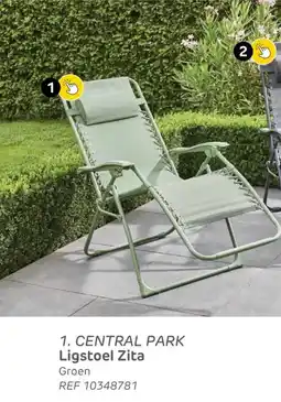 Brico Central park ligstoel zita aanbieding