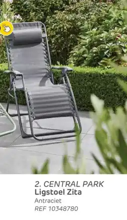 Brico Central park ligstoel zita aanbieding