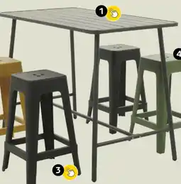 Brico Central park hoge tafel lily aanbieding