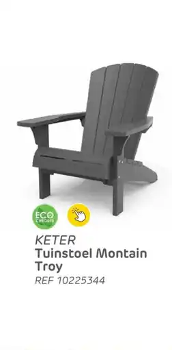 Brico Keter tuinstoel montain troy aanbieding