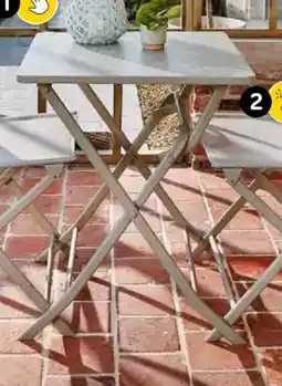 Brico Central park bistroset stacy Tafel aanbieding