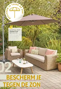 Brico Central park parasol vive aanbieding