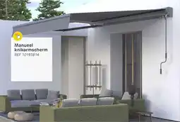 Brico Manueel knikarmscherm aanbieding