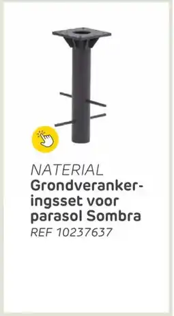 Brico Naterial grondveranker- ingsset voor parasol sombra aanbieding
