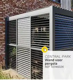 Brico Central Park Wand voor Pergola aanbieding