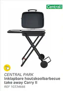 Brico Central Park Inklapbare houtskoolbarbecue take away Carry II aanbieding