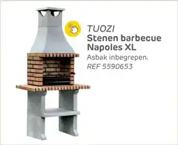 Brico Tuozi Stenen barbecue Napoles XL aanbieding