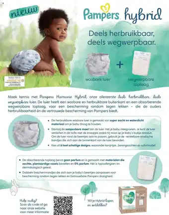 Delhaize Pampers hybrid aanbieding