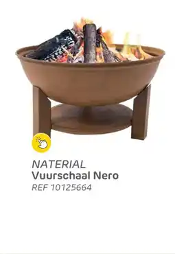 Brico Naterial Vuurschaal Nero aanbieding