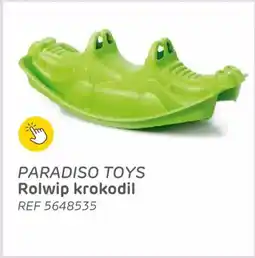 Brico Paradiso Toys Rolwip Krokodil aanbieding