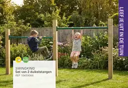 Brico Swingking Set van 2 duikelstangen aanbieding