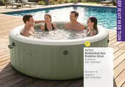 Brico Intex Bubbelbad Spa Bubbles Olive aanbieding
