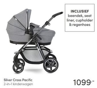 Baby & Tiener Silver cross pacific 2-in-1 kinderwagen aanbieding