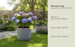 Brico Bloempot Egg aanbieding