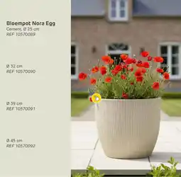 Brico Bloempot Nora Egg aanbieding