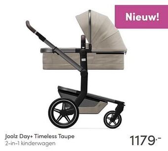 Baby & Tiener Joolz day+ timeless taupe 2-in-1 kinderwagen aanbieding