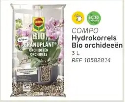 Brico Compo Hydrokorrels Bio orchideeën aanbieding