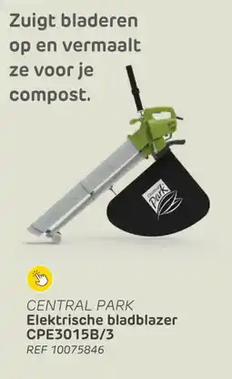 Brico Central Park Elektrische bladblazer CPE3015B/3 aanbieding