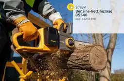Brico Stiga Benzine Kettingzaag CS540 aanbieding