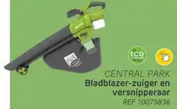 Brico Central Park Bladblazer Zuiger en versnipperaar aanbieding