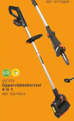 Brico Worx Oppervlakteborstel 4-in-1 aanbieding
