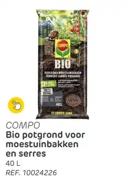 Brico Compo Bio potgrond voor moestuinbakken en serres aanbieding