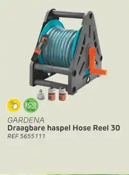 Brico Gardena Draagbare haspel Hose Reel 30 aanbieding